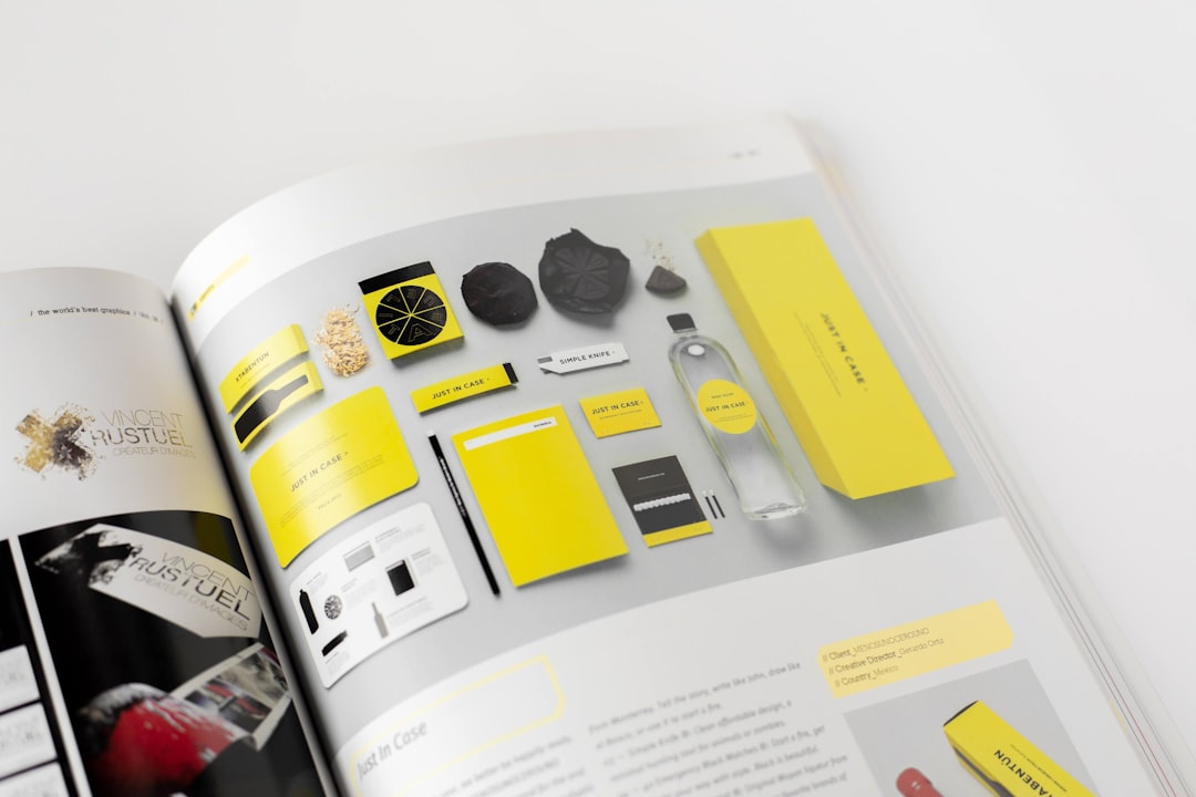 services-03 Editorial design for yellow packaging products ad published in print magazine